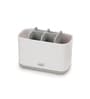 White & Grey EasyStore Large Toothbrush Holder