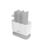 White & Grey EasyStore Large Toothbrush Holder