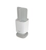 White & Grey- Small EasyStore Toothbrush Caddy