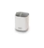 White & Grey- Small EasyStore Toothbrush Caddy