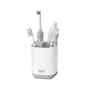 White & Grey- Small EasyStore Toothbrush Caddy