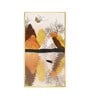 Journey Across Still Waters Glass Finish Vertical Wall Art