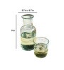 Jove 675ml Glass (Set of 2) Decanter with Tumbler