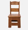 Joy&Me Solid Wood Kids Study Chair in Brown Colour, (Set of 4)