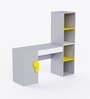 Joy Ride Study Table In Silver Gray Colour