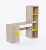 Joy Ride Study Table In White & Oak Colour