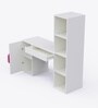 Joy Ride Study Table In White & Pink Colour