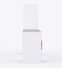 Joy Ride Study Table In White & Pink Colour