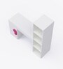 Joy Ride Study Table In White & Pink Colour