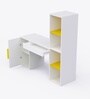 Joy Ride Study Table In White Colour
