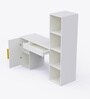 Joy Ride Study Table In Yellow & White Colour
