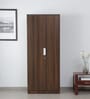 Joyce 2 Door Wardrobe in Walnut Finish