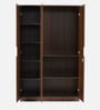Joyce 3 Door Wardrobe in Classic Walnut Finish