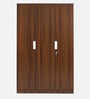 Joyce 3 Door Wardrobe in Classic Walnut Finish