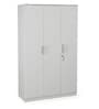 Joyce 3 Door Wardrobe In Frosty White Finish