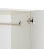 Joyce 3 Door Wardrobe In Frosty White Finish