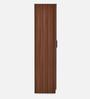 Joyce 3 Door Wardrobe With Mirror & Locker in Classic Walnut Finish