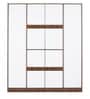Joyce 4 Door Wardrobe in Classic Walnut Finish