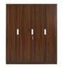 Joyce 4 Door Wardrobe in Classic Walnut Finish