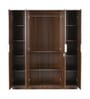 Joyce 4 Door Wardrobe in Classic Walnut Finish