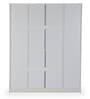 Joyce 4 Door Wardrobe In Frosty White Finish