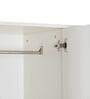 Joyce 4 Door Wardrobe In Frosty White Finish