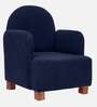 Joyville  Fabric Upholstery Low Back Kids Chair In Blue Colour