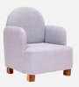 Joyville Fabric Upholstery Low Back Kids Chair In Grey Colour