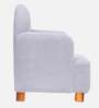 Joyville Fabric Upholstery Low Back Kids Chair In Grey Colour