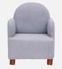 Joyville Fabric Upholstery Low Back Kids Chair In Grey Colour