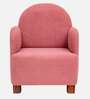 Joyville Fabric Upholstery Low Back Kids Chair In Pink Colour