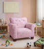 Joyville Low Back Kids Sofa In Pink Colour