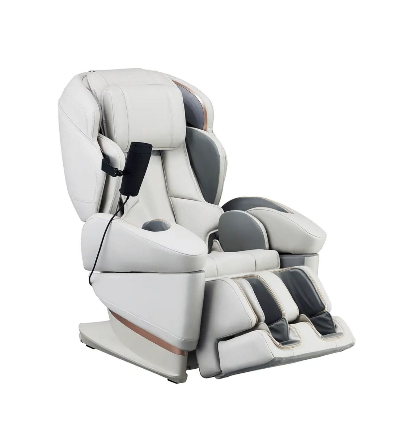 JP-3000 Premium Leather Massage Chair in White Colour
