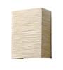 Marsham Paper Flush Mount Wall Light (Natural Finish)