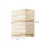 Brick Gold Woven Paper Wall Light