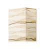 Brick Gold Woven Paper Wall Light