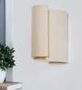 Skyline Crushed Gold Lokta Fibre Paper Wall Light