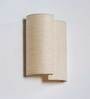 Skyline Crushed Gold Lokta Fibre Paper Wall Light