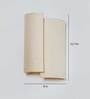 Skyline Crushed Gold Lokta Fibre Paper Wall Light