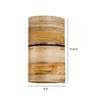 Tower Bark Gold Bark Banana Paper Wall Light