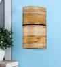 Tower Bark Gold Bark Banana Paper Wall Light