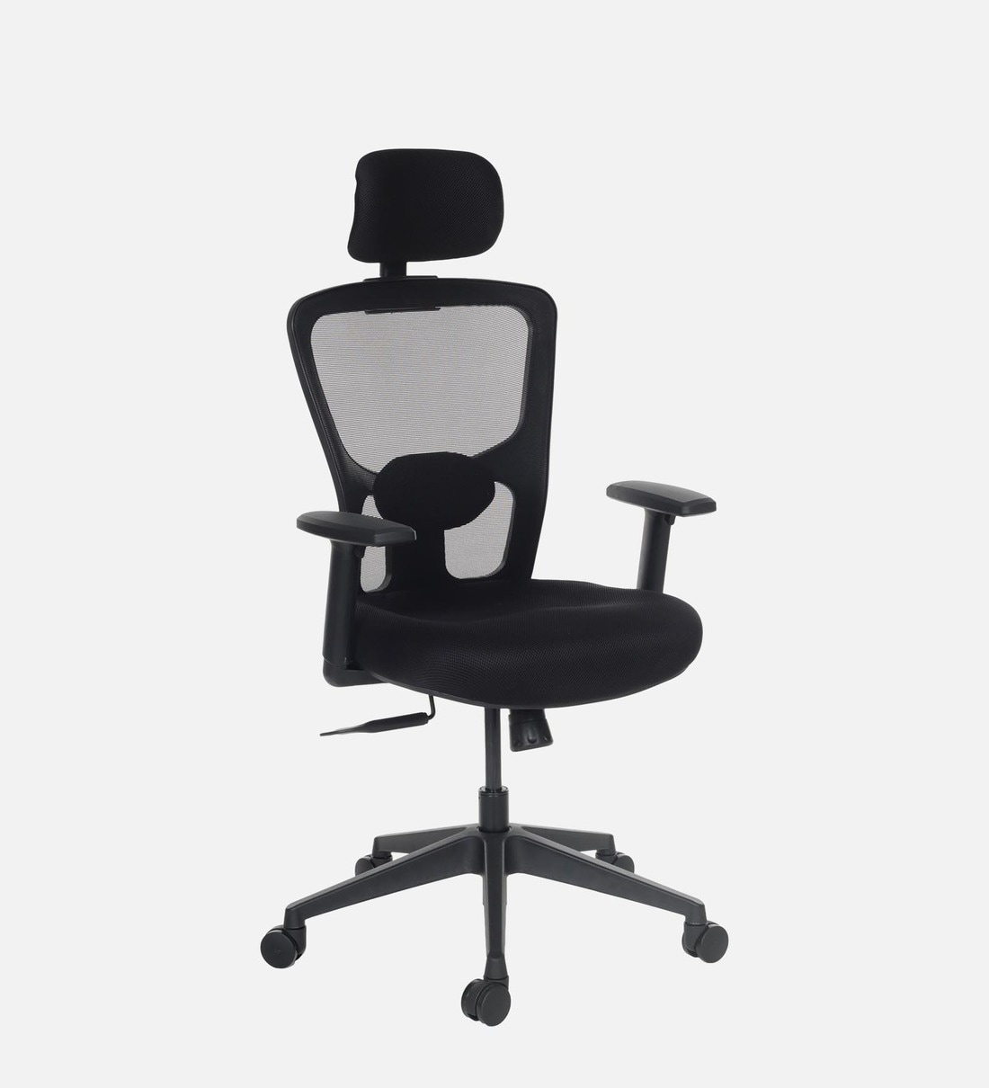 Buy Jupiter-Go Breathable Mesh Ergonomic Chair in Black Colour with  Headrest at 46% OFF by Green Soul