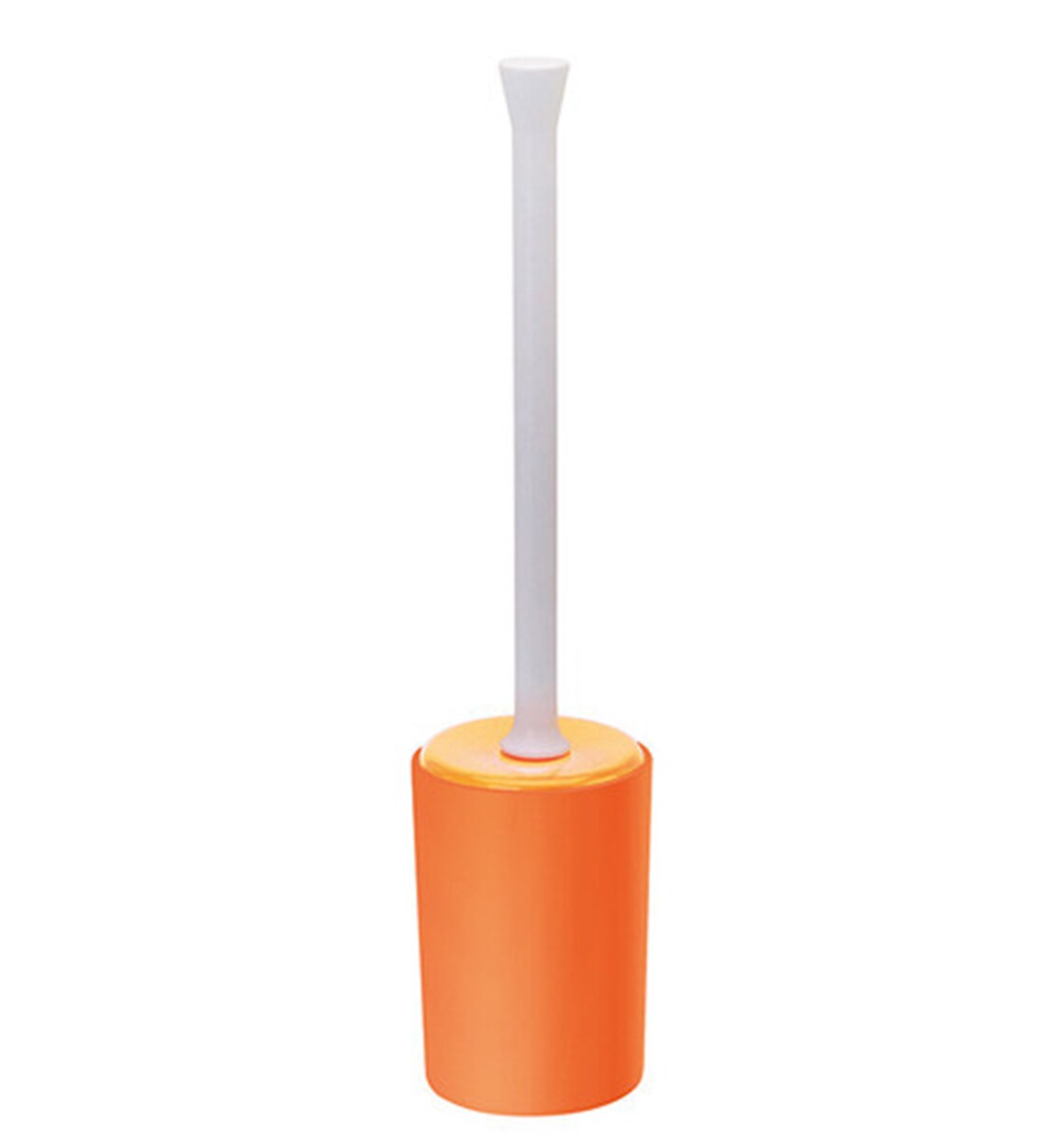 Buy Juypal Hogar Orange Polypropylene Toilet Brush & Holder Online