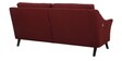 Juan 3 Seater Sofa in Garnet Red Colour