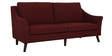 Juan 3 Seater Sofa in Garnet Red Colour