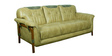Jupiter Fabric 3 Seater Sofa in Light Green Colour