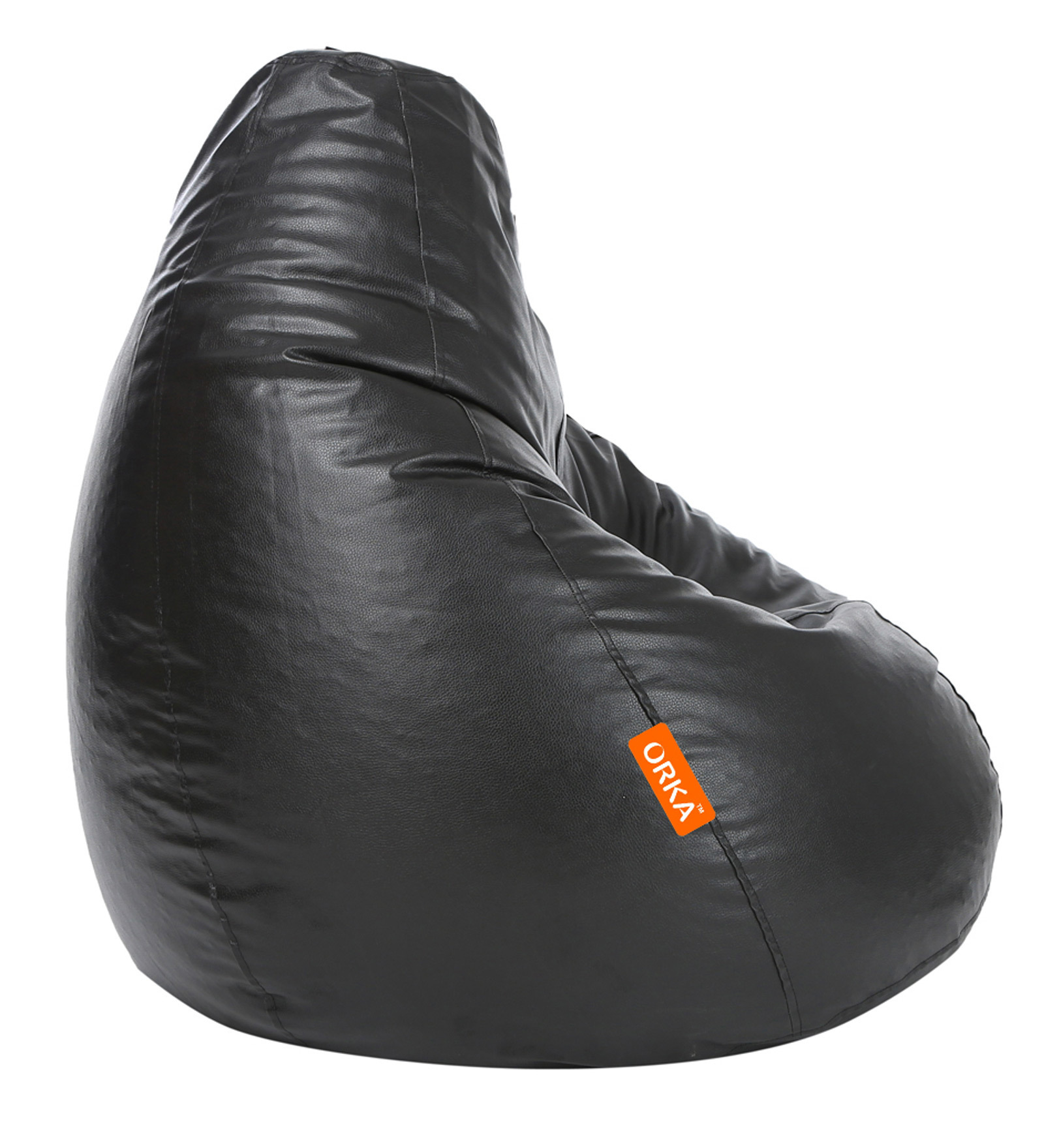 Classic XXXL Bean Bag with Beans in Black Colour