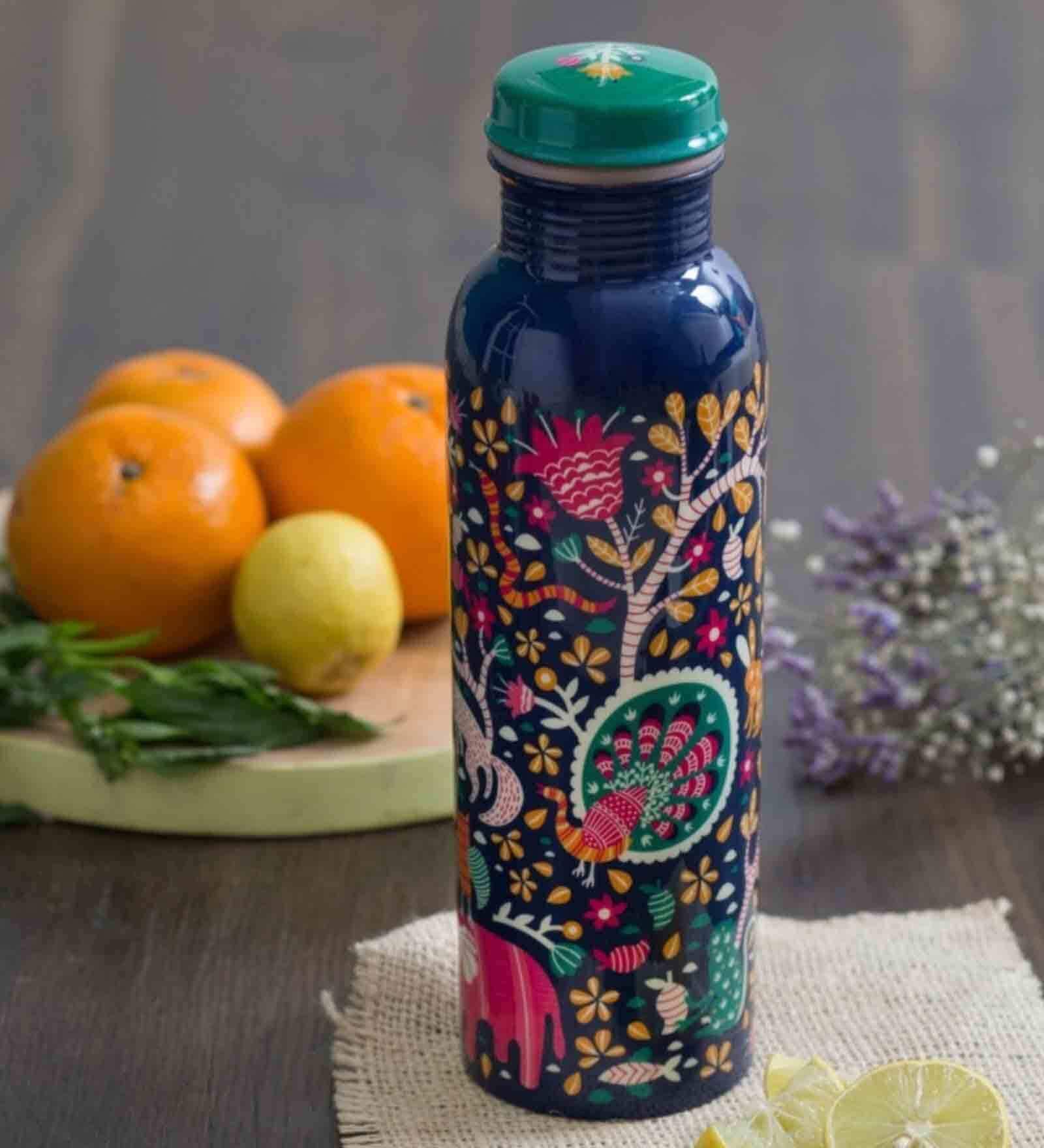 Jungle Folk 1 Ltr Blue Bottle