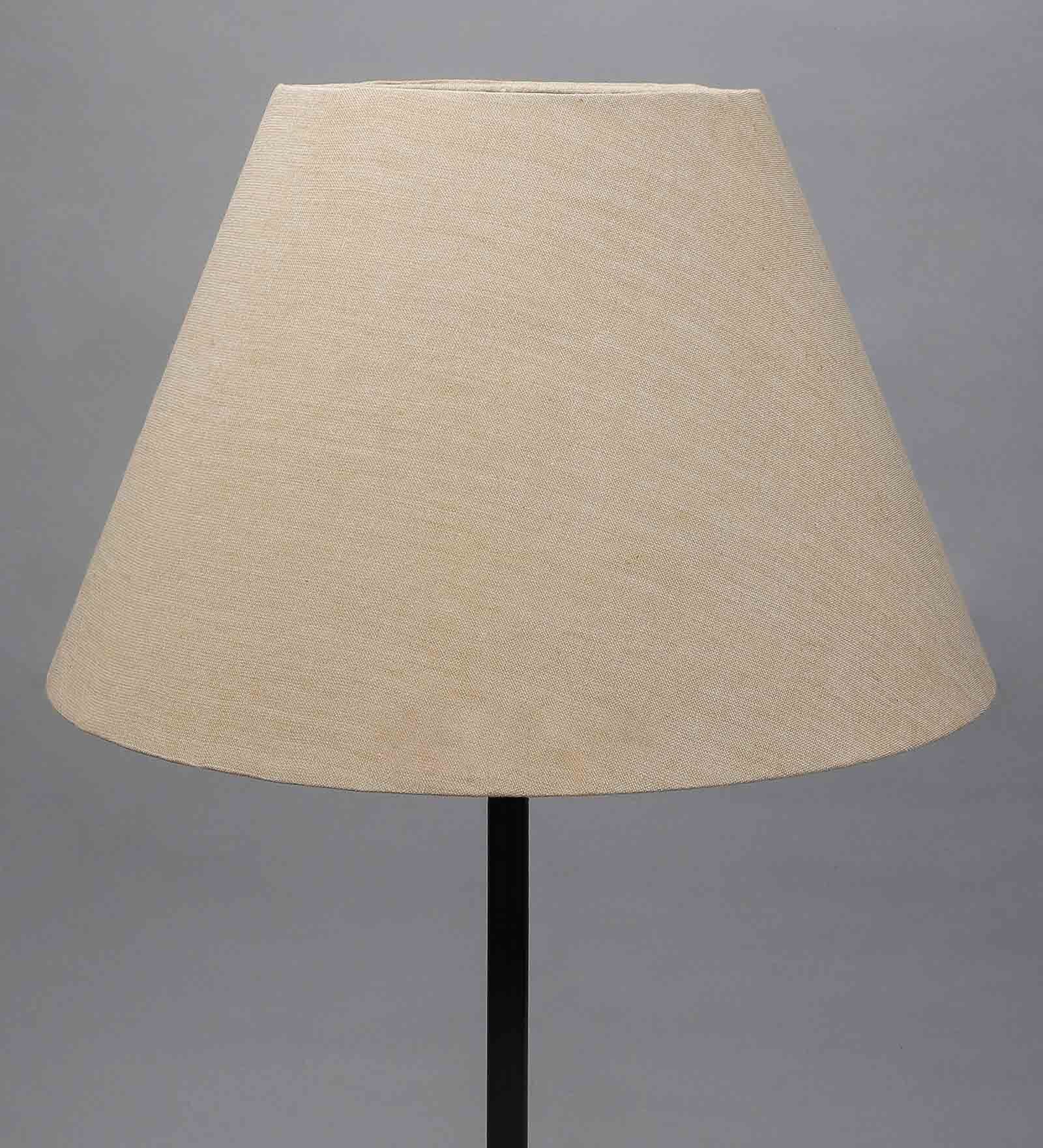 Daffodil Beige Cotton Fabric Solid Lampshade