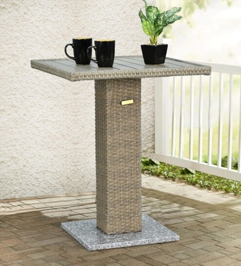 Jubilant Wicker Table in Ash Finish